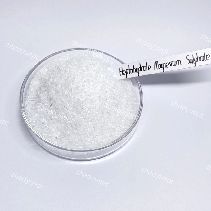 CAS 10034-99-8 เฮปต้าไฮเดรต แมกนีเซียมซัลเฟต 99% MgSO4 · 7H2O 0